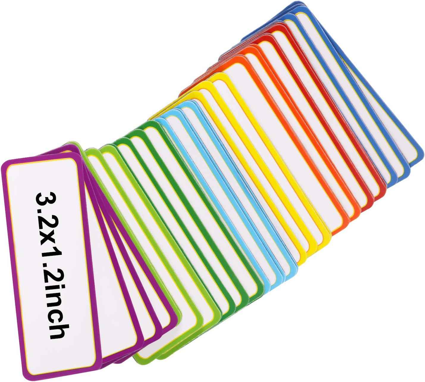 40 Pack Magnetic Dry Erase Labels Name Plate Tags Stickers 10x5cm - TTpen