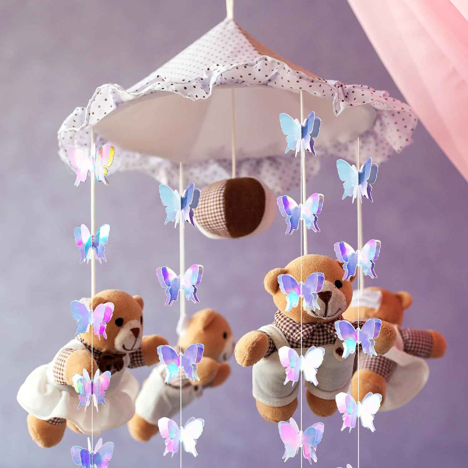 3D Butterfly Hanging Party Garlands Laser Paper Decoration - TTpen