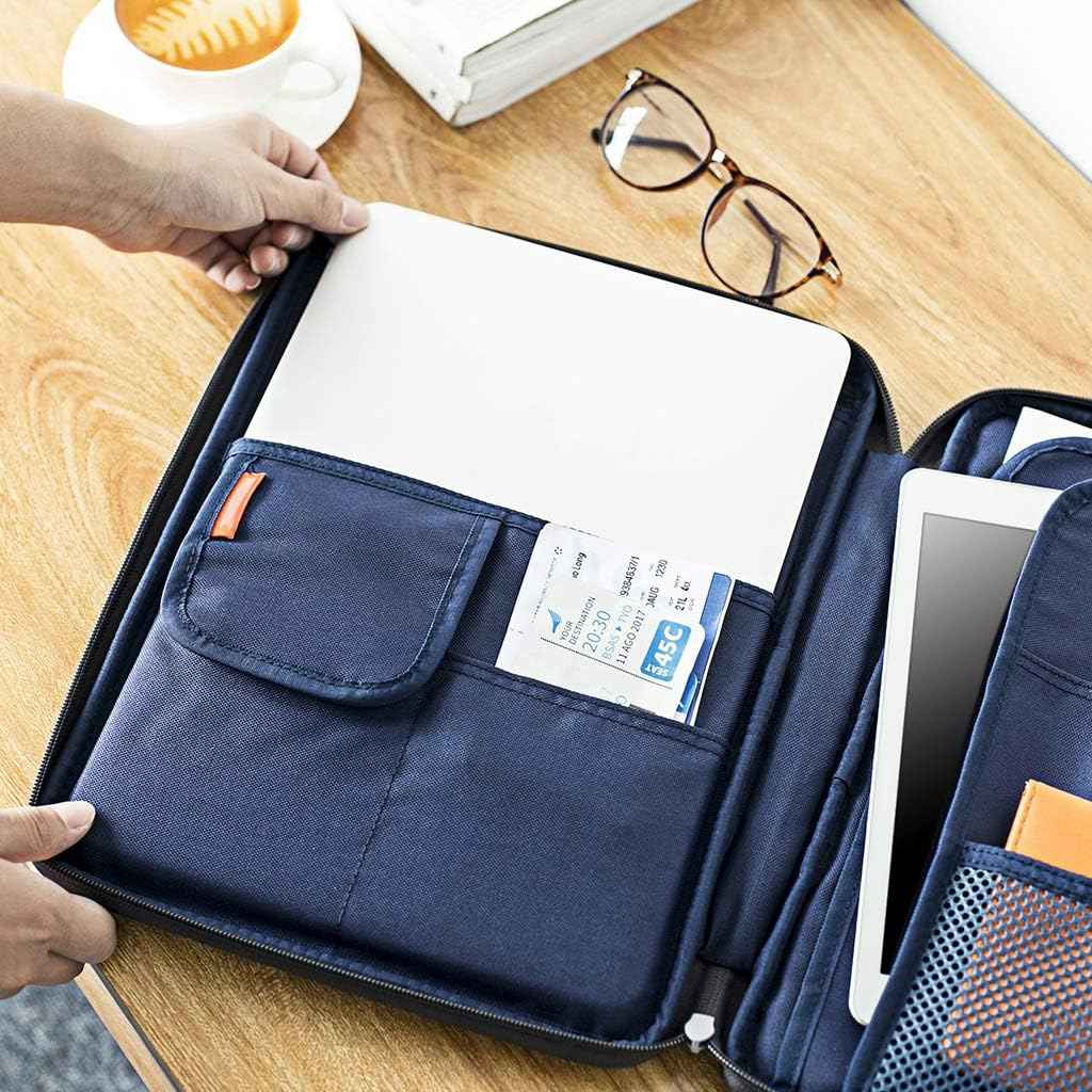 A4 Document File Bags Portfolio Organizer- Zipper Case - TTpen