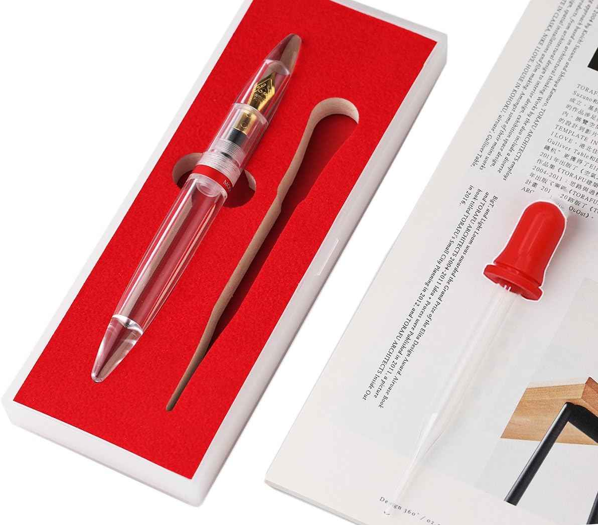 MAJOHN M2 Transparent Eye Dropper Filling Fountain Pen - TTpen