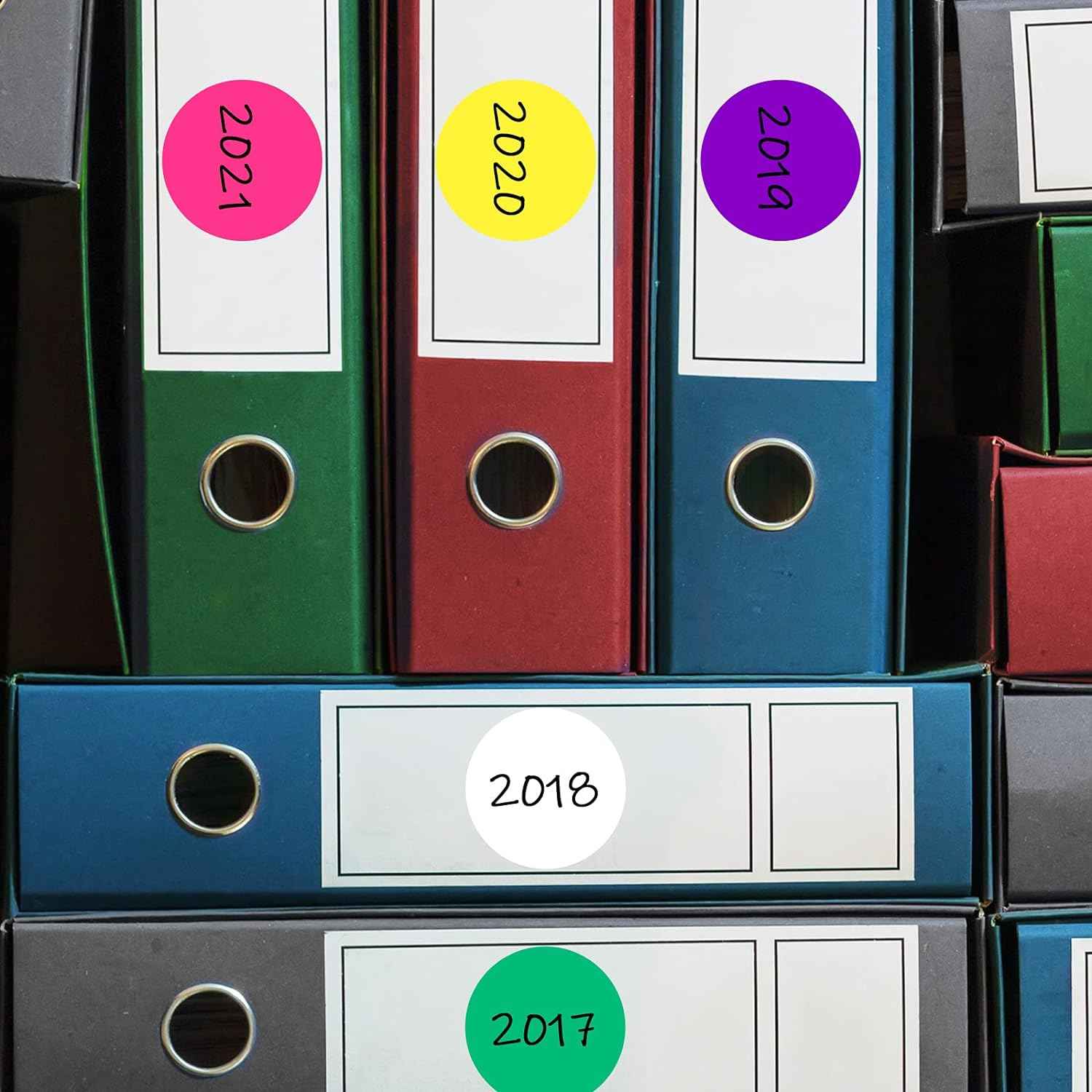 2 Inch Round Color Coding Stickers Circle Dot Labels Self-Adhesive - TTpen