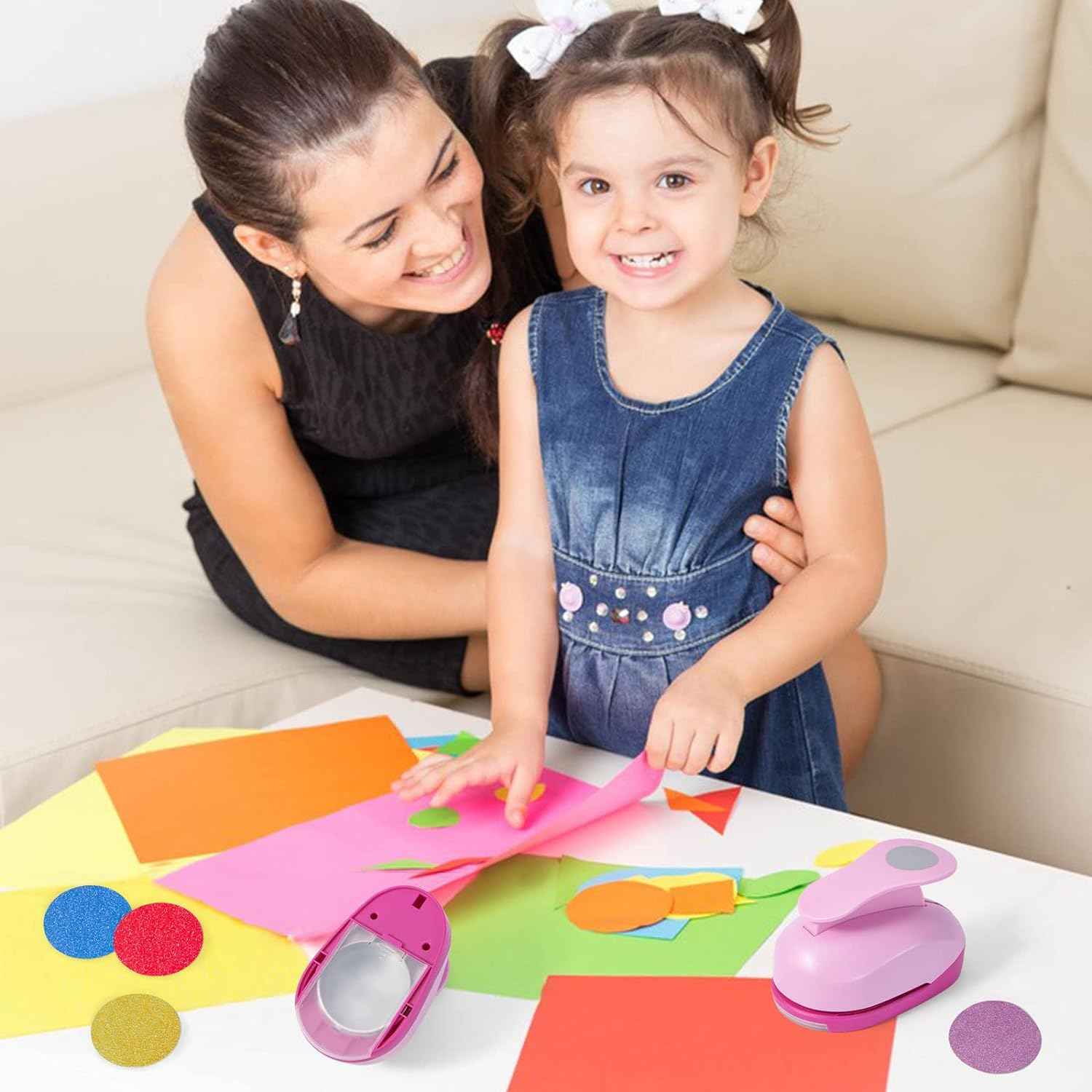 2 Inch Craft Hole Paper Punch Shape Circle for Cardstock,Scrapbooks - TTpen