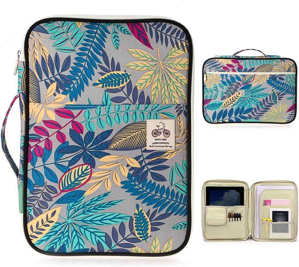 A4 Document Bags Portfolio Organizer-Zippered Case - TTpen