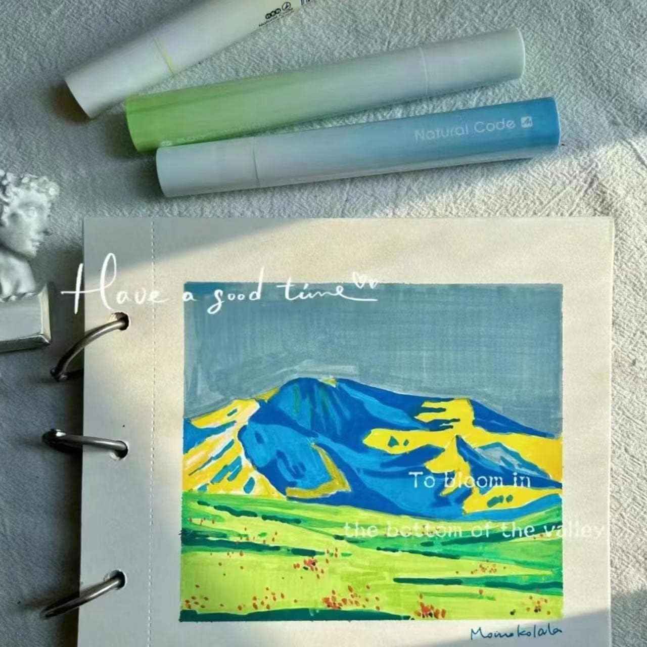 COLNK 16 Colors Acrylic Paint Pens Brush Tip Paint Markers for Rock Painting - TTpen