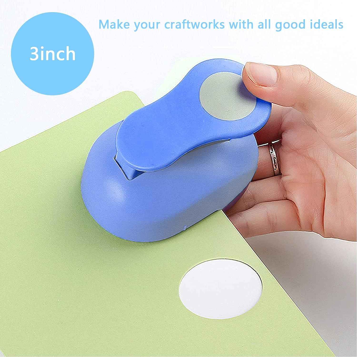 Large 3 Inch Craft Circle Hole Paper Punch for Greeting Cards,Scrapbook - TTpen