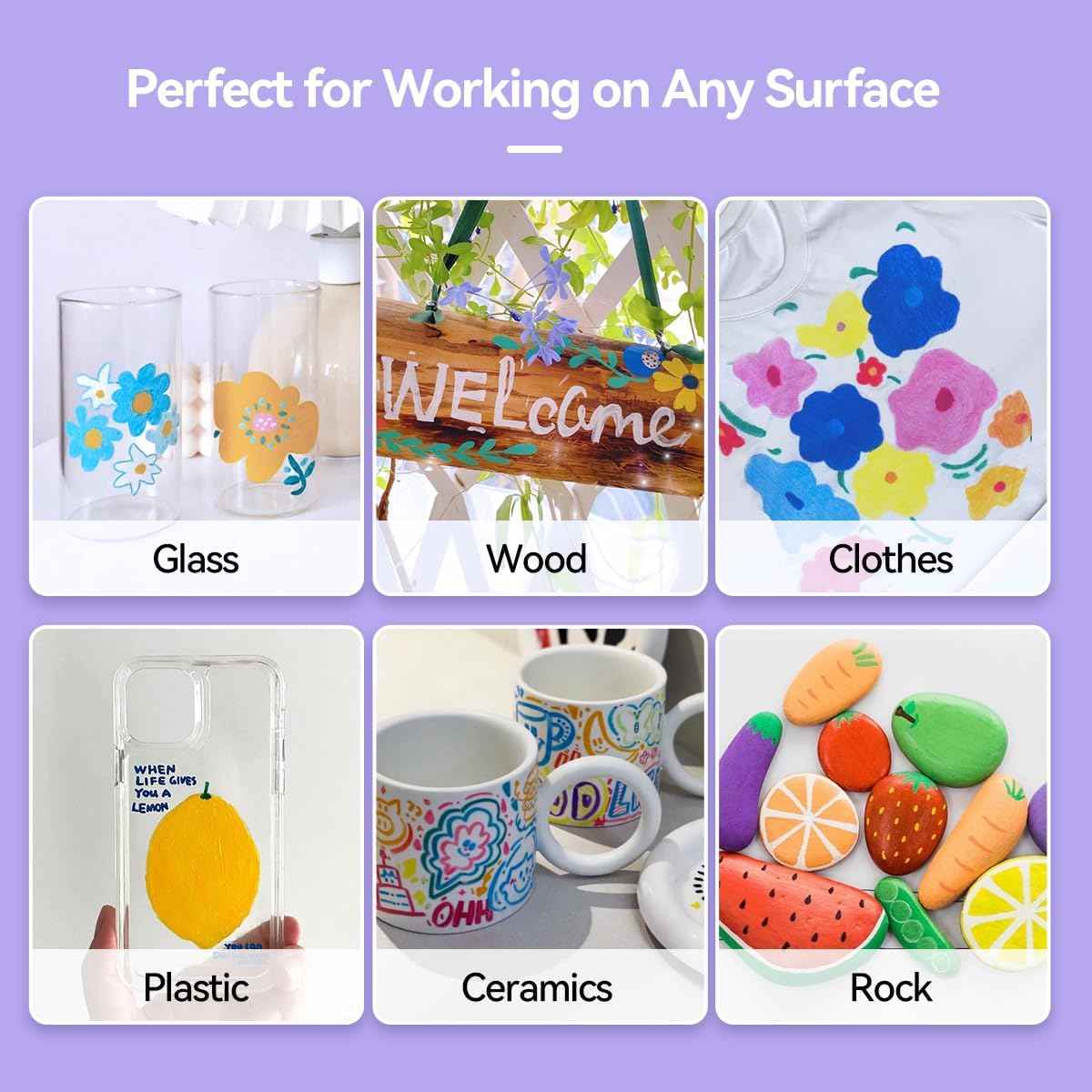 Guangna Morandi Acrylic Painter Marker Pens Brush Tip 12 Colors - TTpen