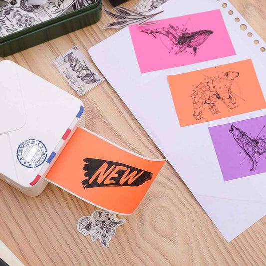 Phomemo Colorful Thermal Sticker Paper for M02/M03 Pocket Printer - TTpen