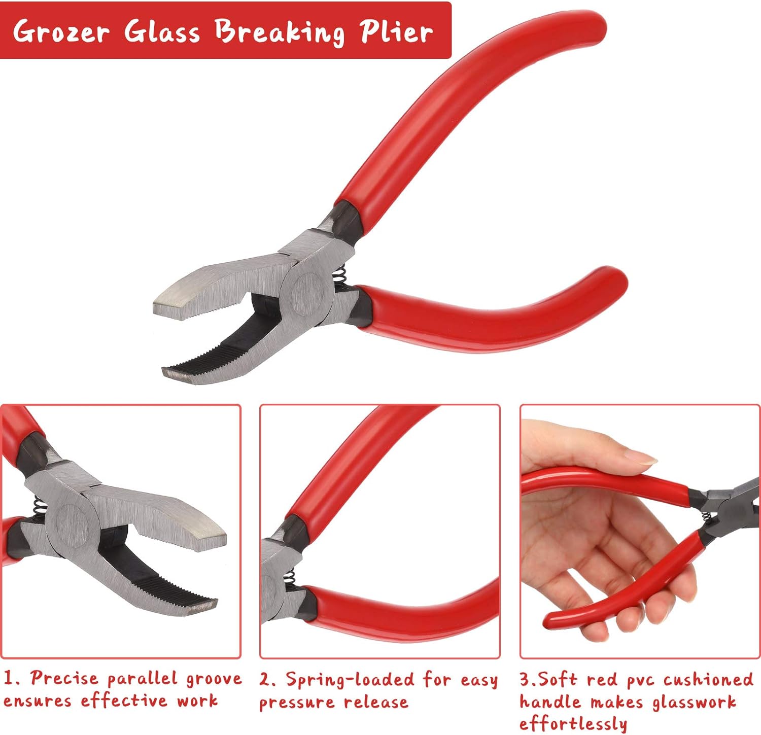 8Pcs Glass Mosaic Cutter Kits,Nipper,Plier,Hex Wrench,Oil Dispenser