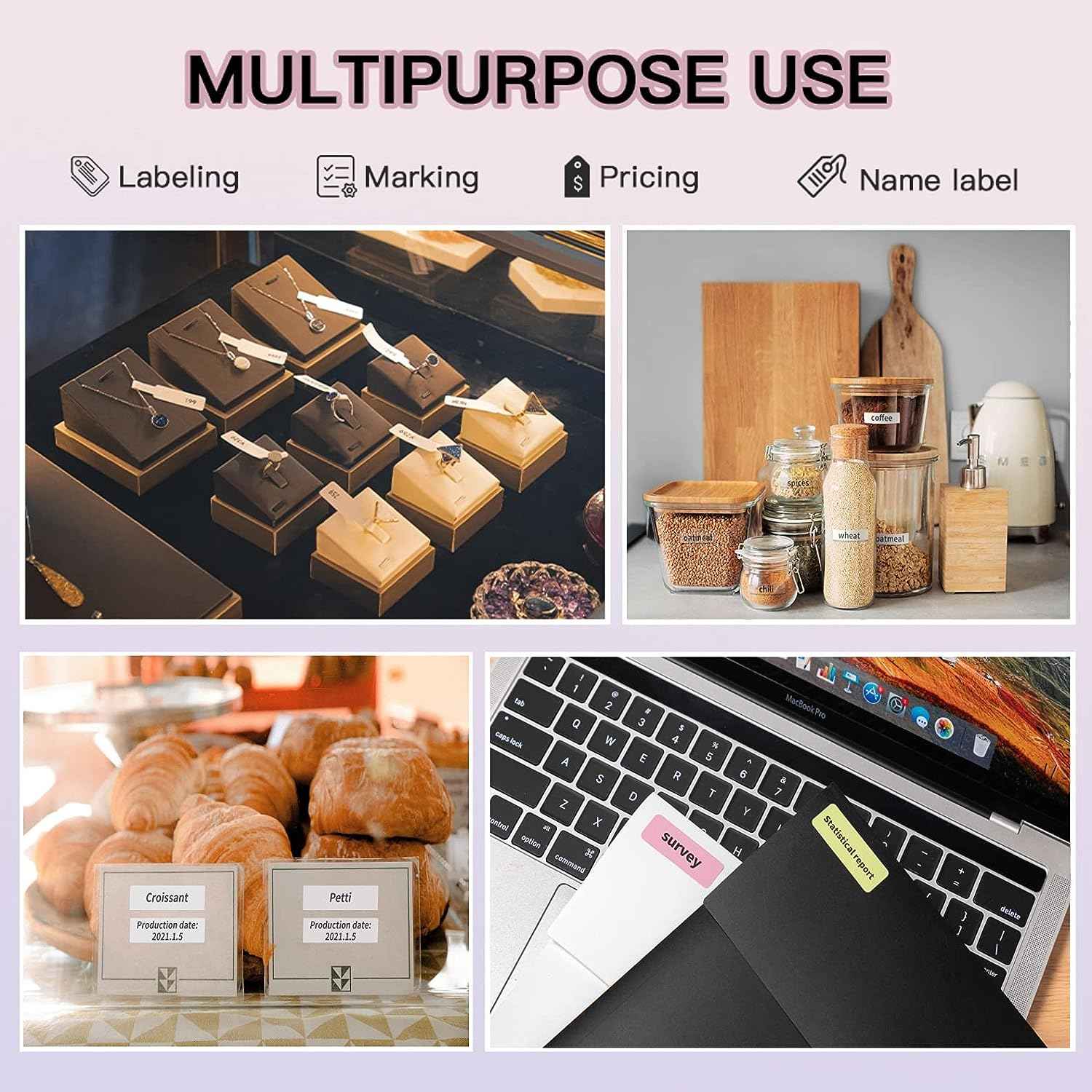 Phomemo D30 Adhesive White Label Paper (15mm X 30mm) - TTpen