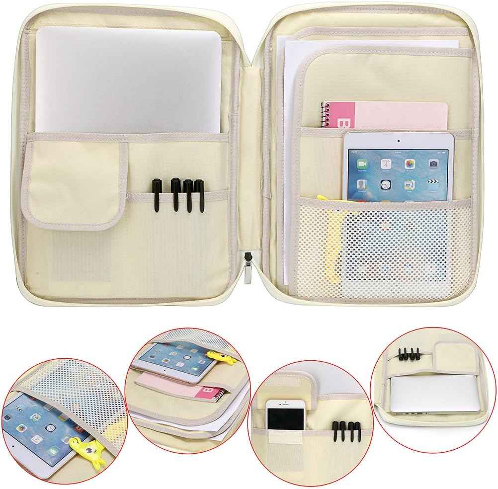 A4 Document Bags Portfolio Organizer-Zippered Case - TTpen