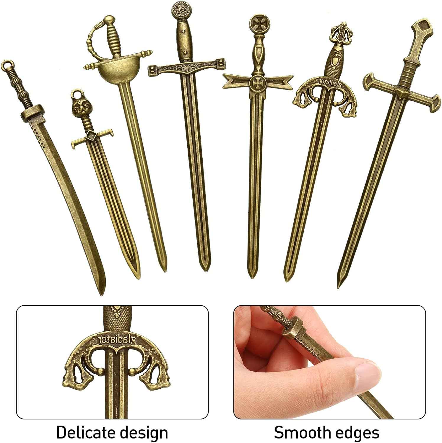 Antique Swords Knife Bookmarks 21 Pack - TTpen