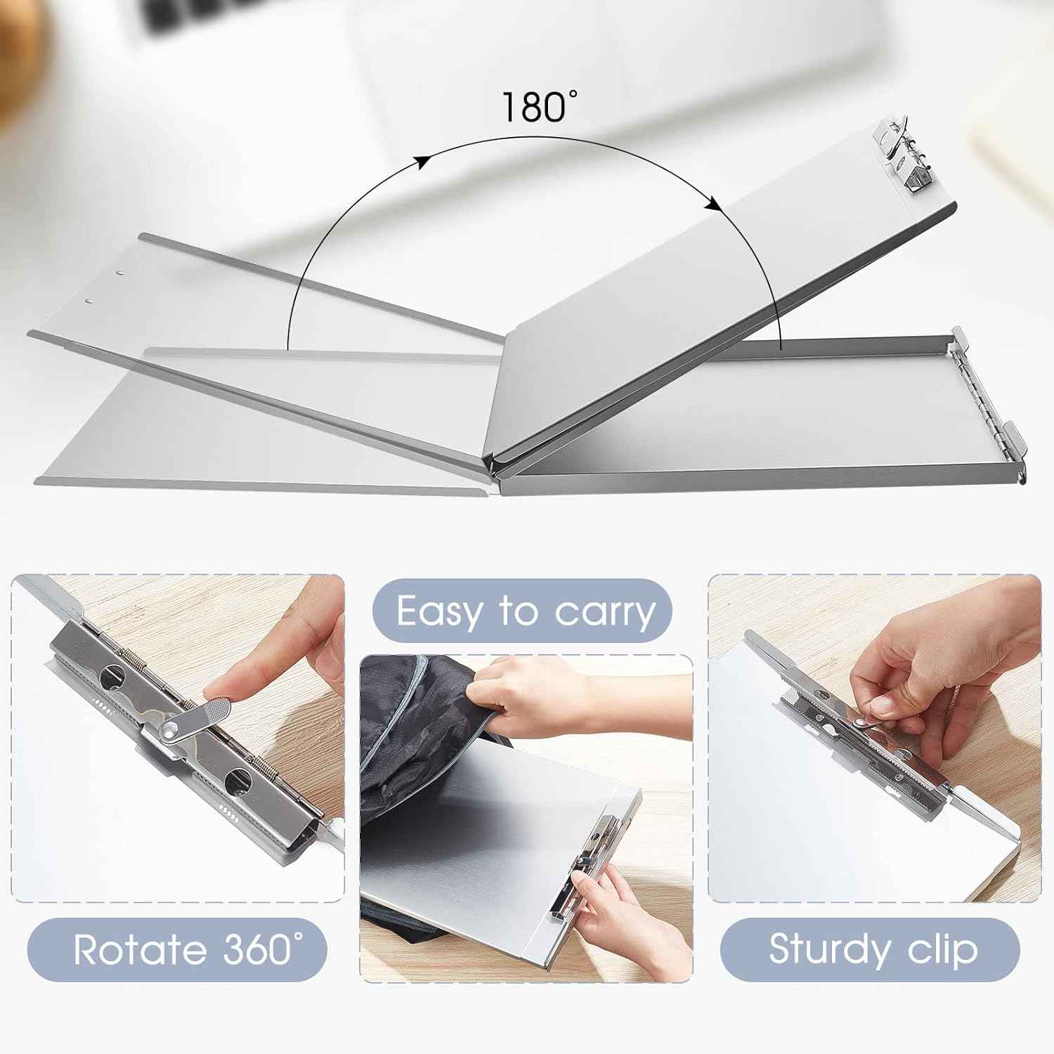 Heavy Duty Aluminum Clipboard A4 Size - TTpen