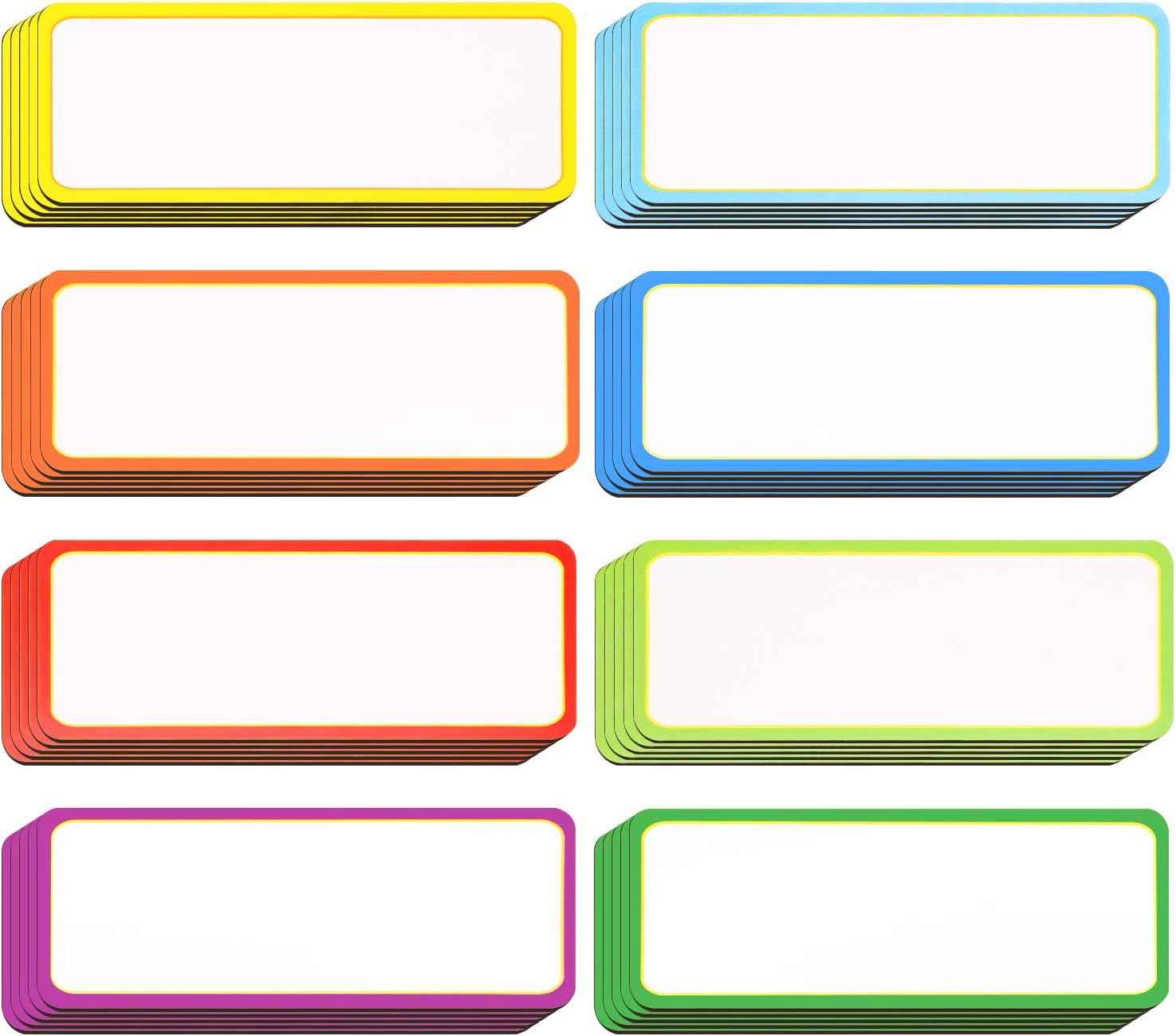 40 Pack Magnetic Dry Erase Labels Name Plate Tags Stickers 8x3cm - TTpen