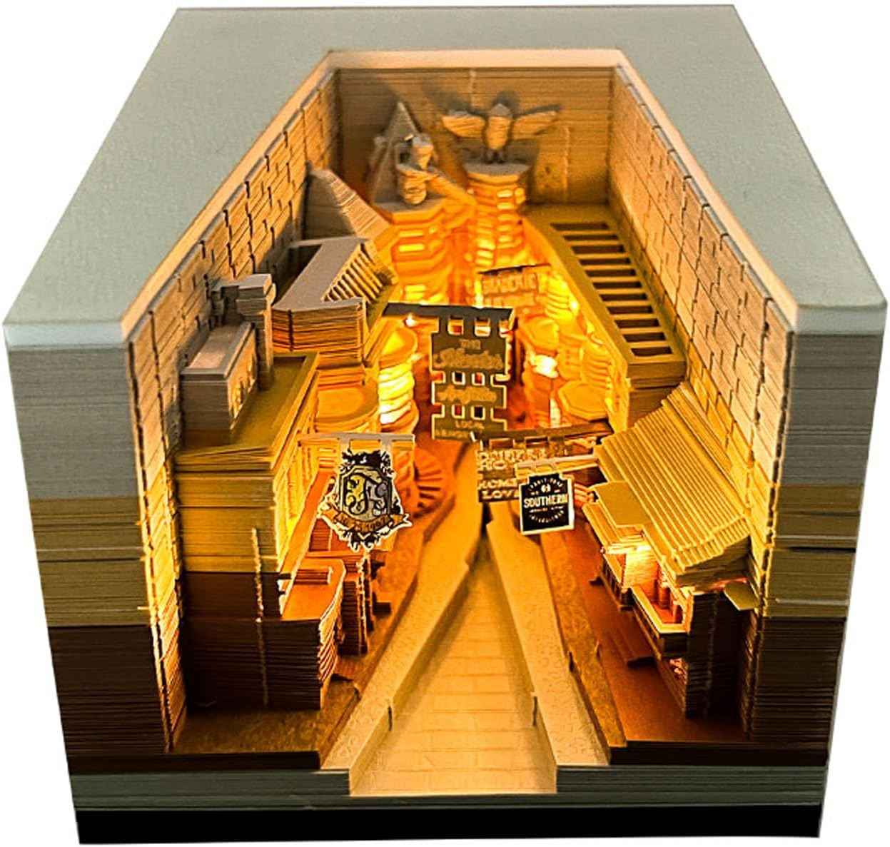 2024 Time Piece Diagonal Alley 3D Calendar Memo Pad with LED Lights - TTpen