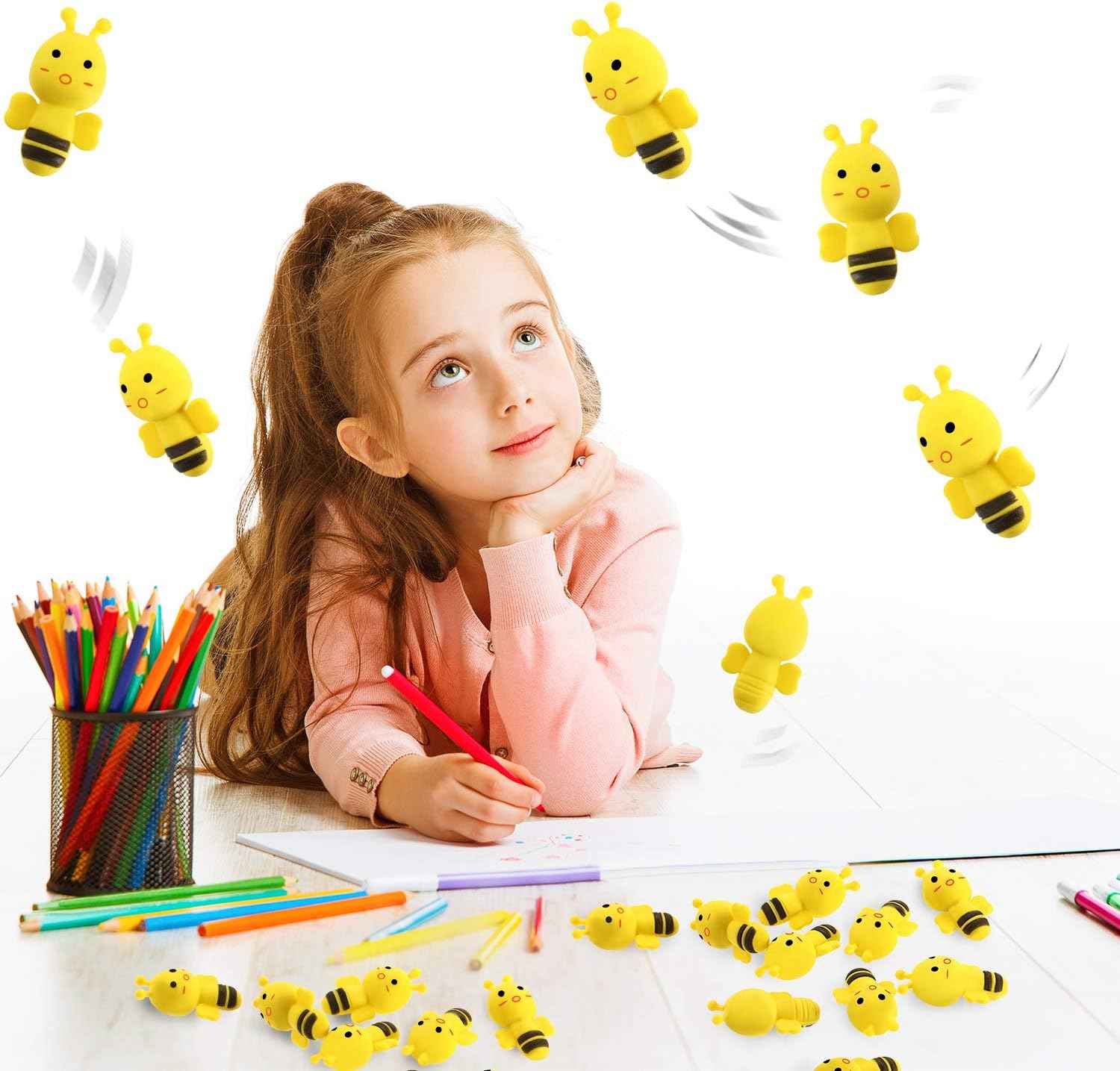 30 Pack Bee Erasers - TTpen