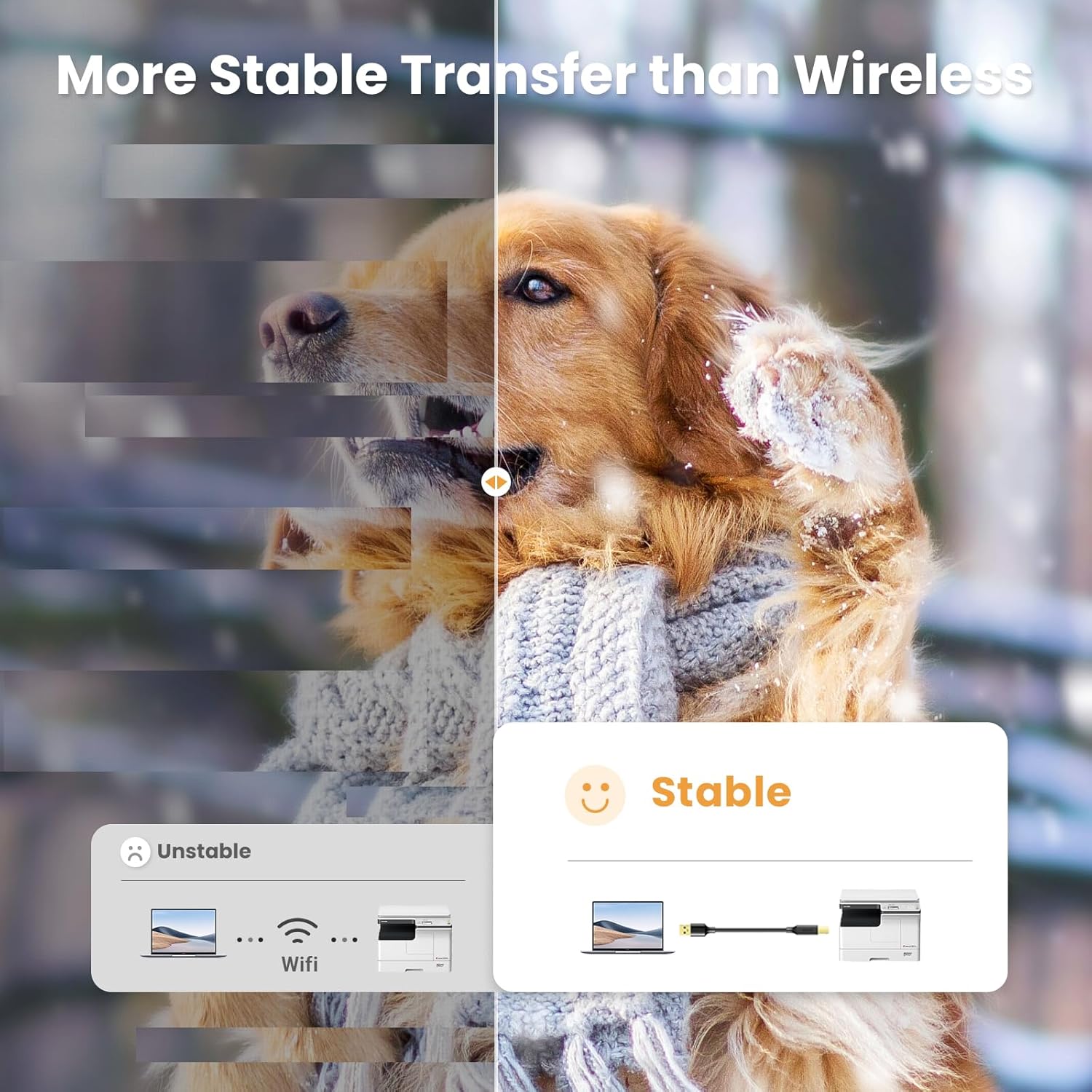 UGREEN USB Printer Cable - USB A to B Cable - TTpen