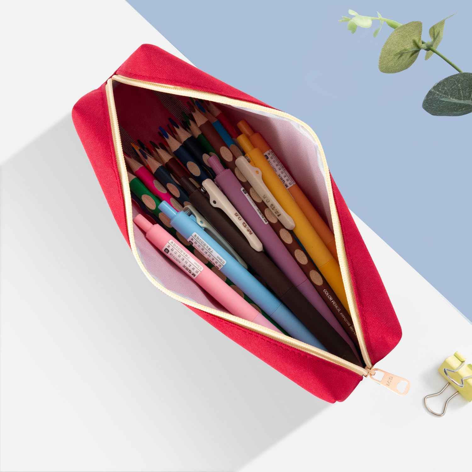 M&G Pencil Case Makeup Bag with Zipper for Student - TTpen