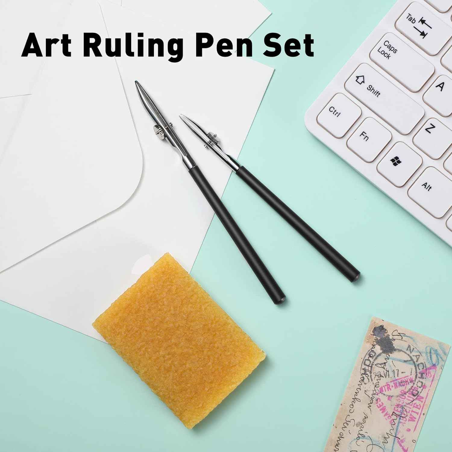 6Pcs Art Ruling Pen Set 3 Sizes Masking Fluid Pen - TTpen