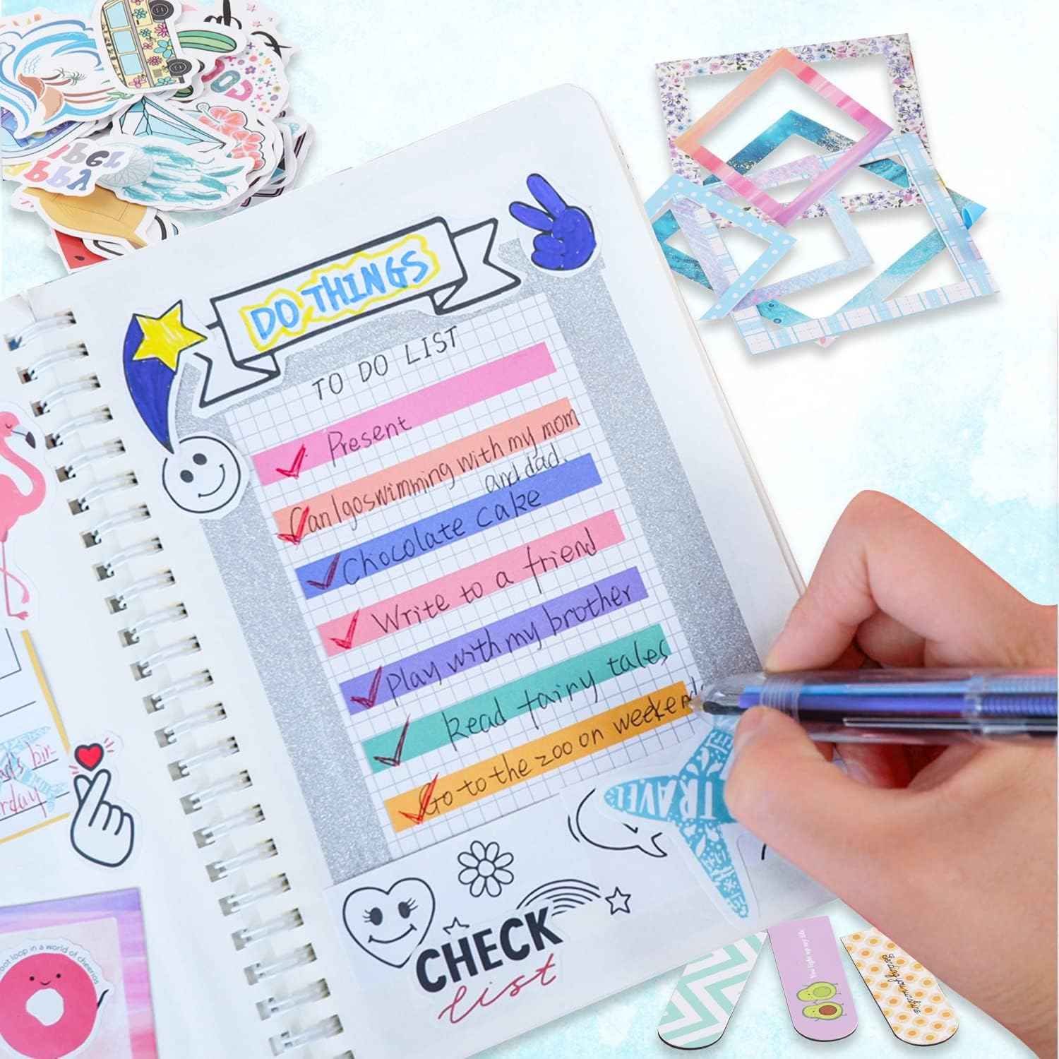 DIY Journal Set for Girls Ages 8-13 and Up - Blue Wave - TTpen