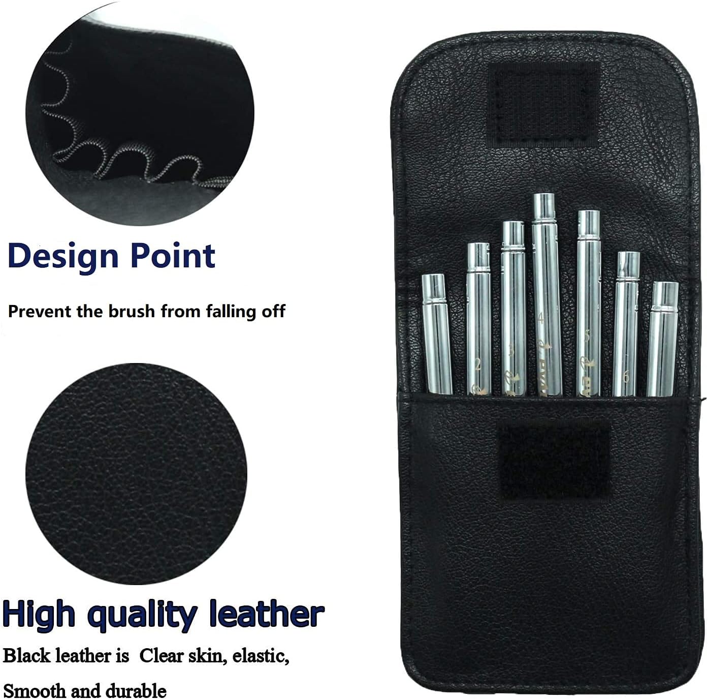 7pcs Travel Artist Painting Brushes,Detachable