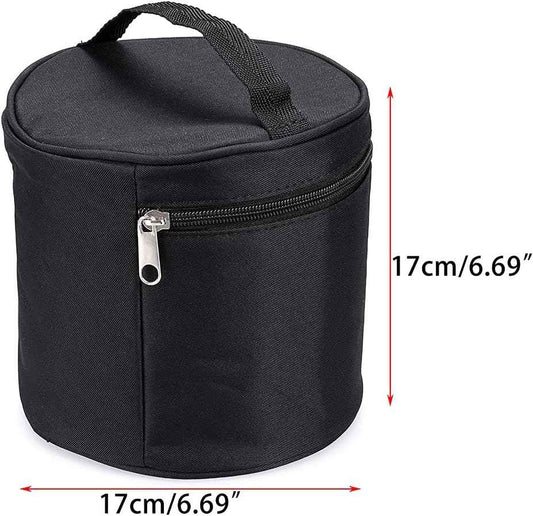 Round Marker Pen Case Stationary Storage Bag for 80 Markers,Black - TTpen