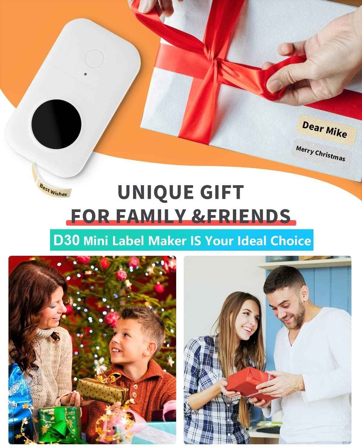 Phomemo D30 1/2 Inch Sticker Label Maker Machine Printer - TTpen