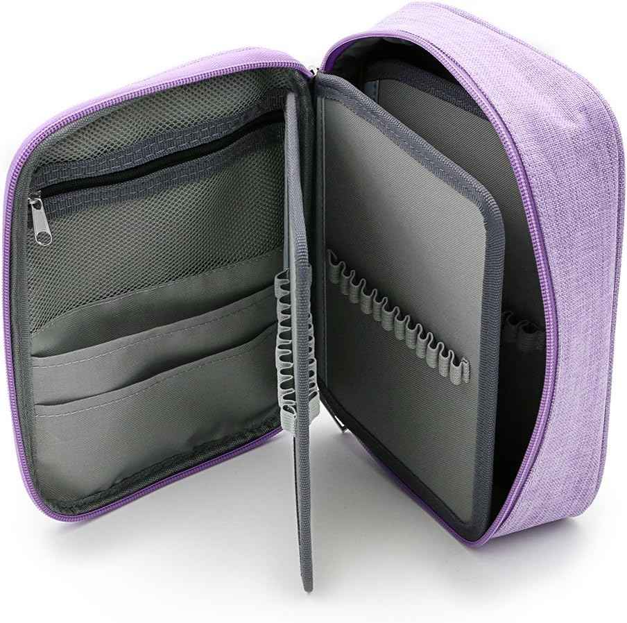 72 Slots High Capacity Zipper Pens Pencil Case - TTpen