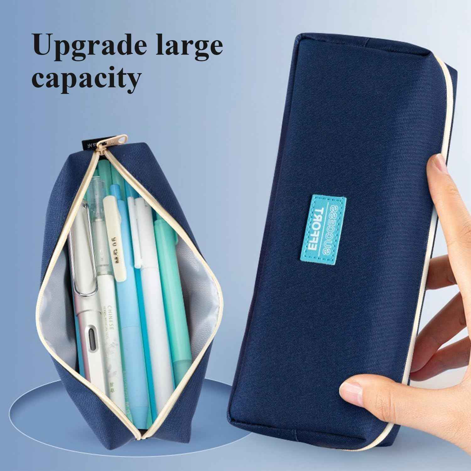 M&G Pencil Case Makeup Bag with Zipper for Student - TTpen