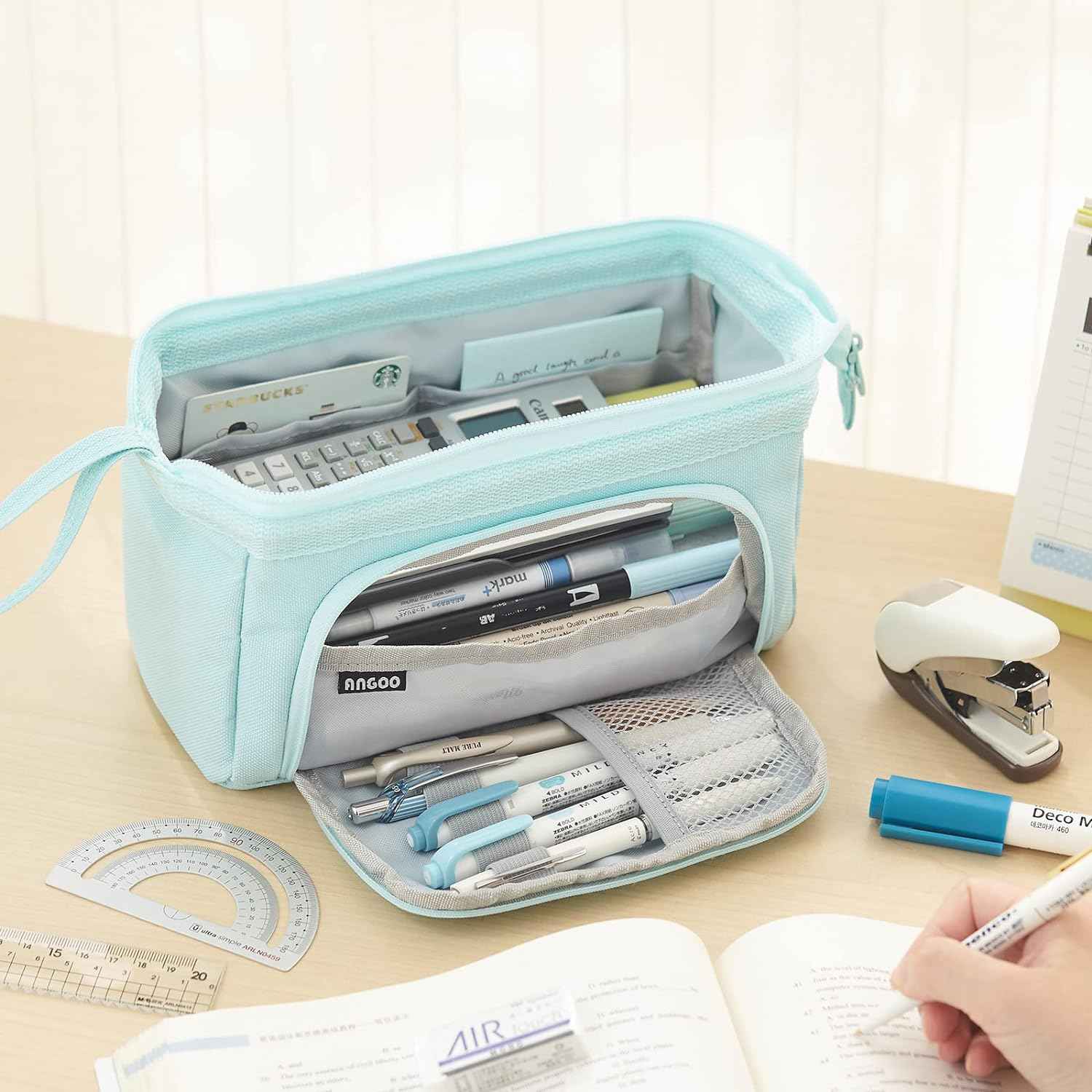 Pencil Case Large Capacity Pencil Pouch Handheld Pen Bag - TTpen