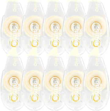 10 Pack Double Sided Glue Scrapbook Tape Roller,80M/262FT - TTpen