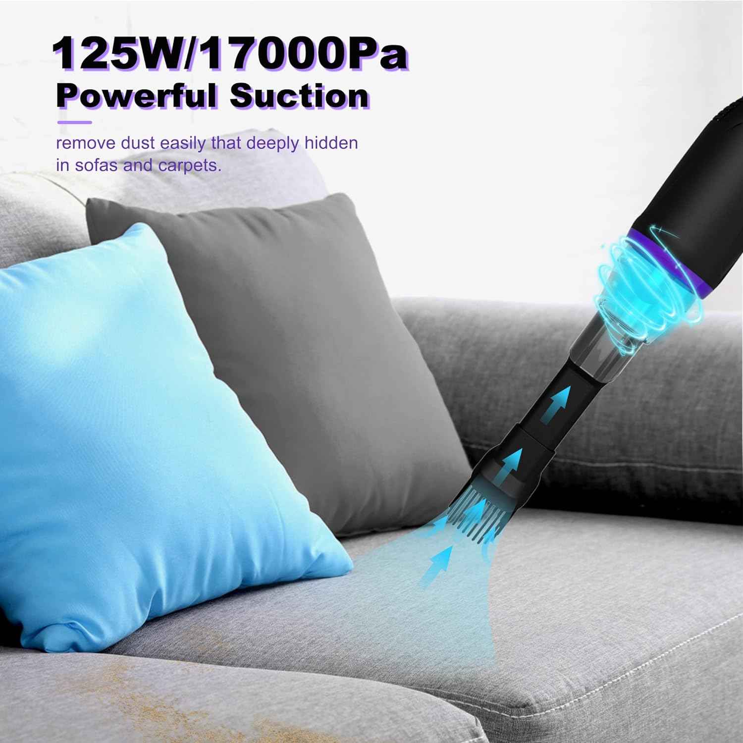 Electric Compressed Air Duster Computer Vacuum,15000mAh Rechargeable - TTpen