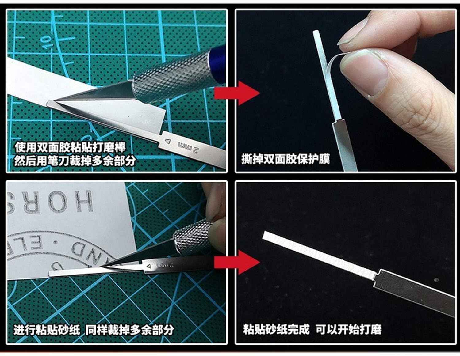Military Model 6in1 Stainless Steel Sanding Rod Grinding Tools - TTpen