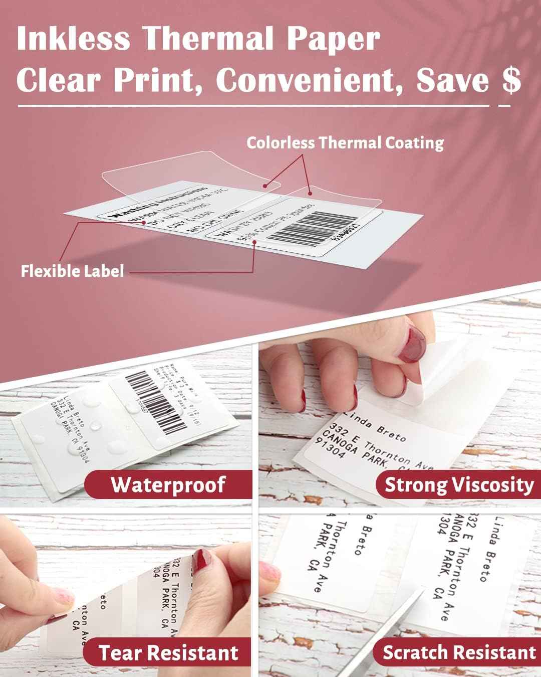 Phomemo Thermal Labels for M110/M221/M220/M120/M200,50x30mm - TTpen