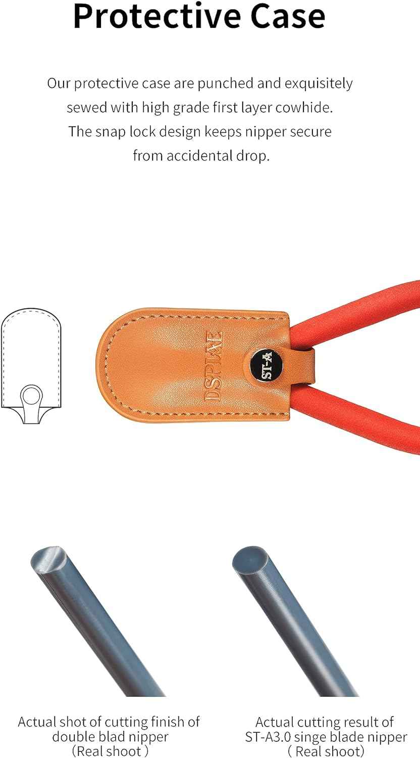 DSPIAE 4.72 Inch Ultra Fine Single-Edged Blade Nipper For Plastic Models - TTpen