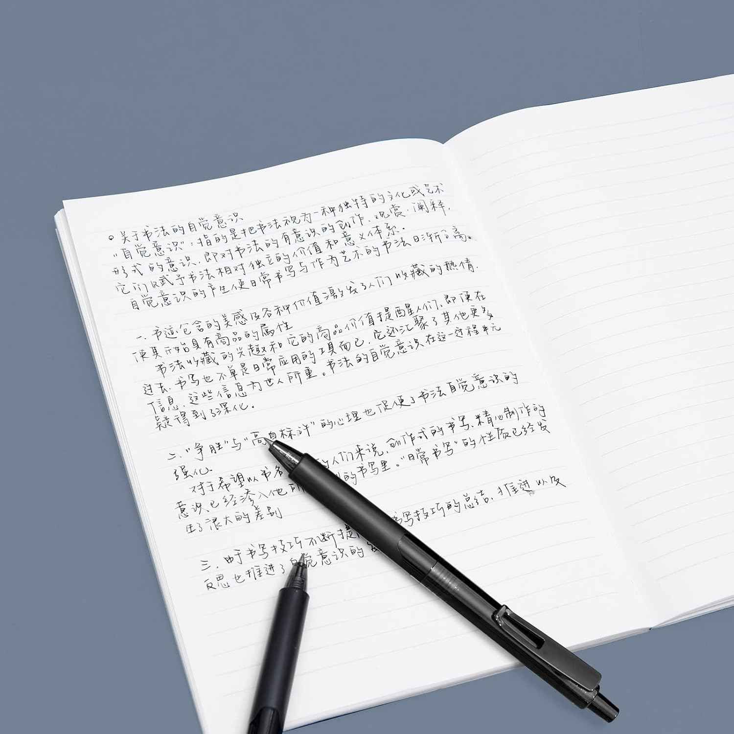 Kaco K9 Retractable Gel Pens Black Ink 0.5mm Fine Point,10 Pack - TTpen