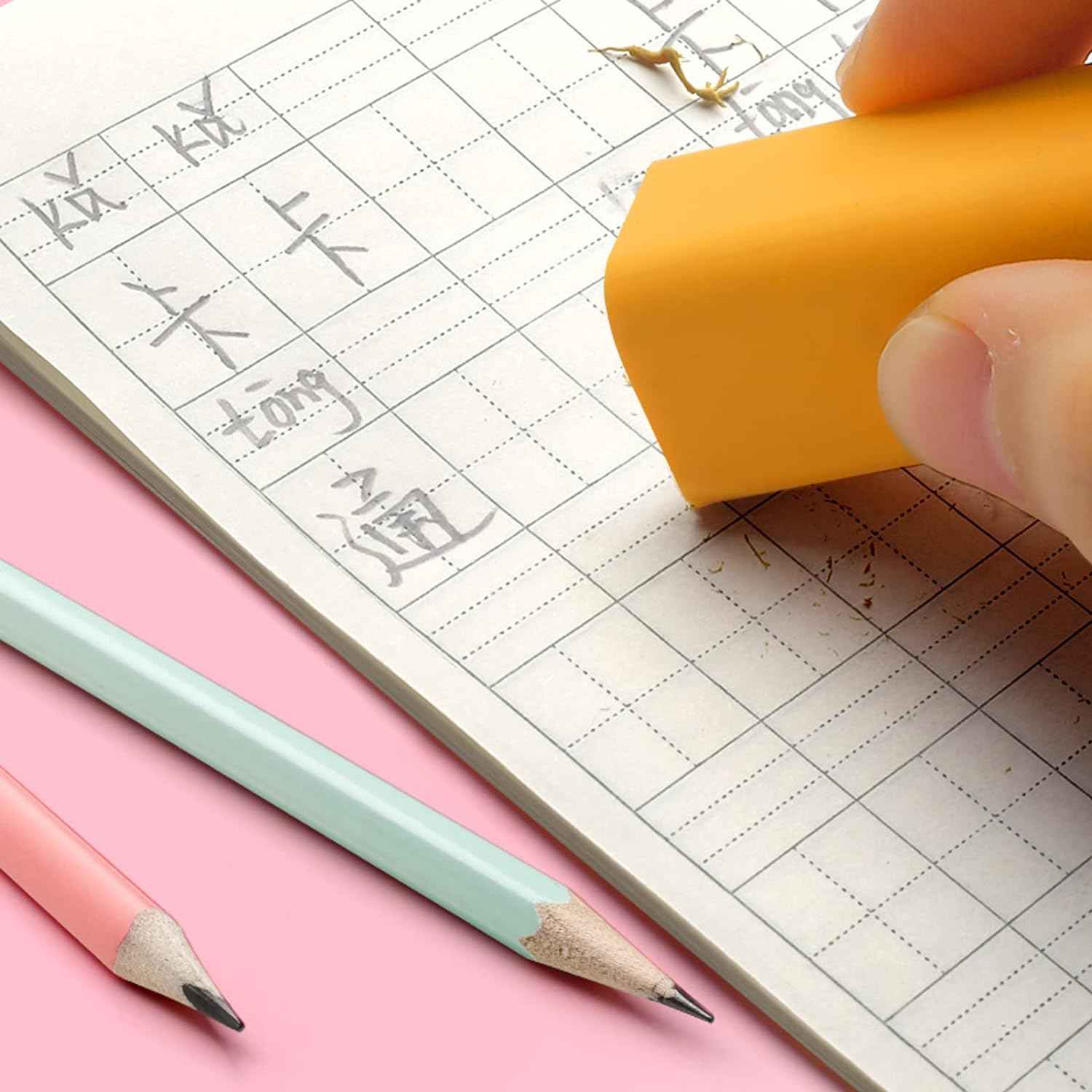 Food Sushi Desserts Long Pencil Erasers 12 Pack - TTpen