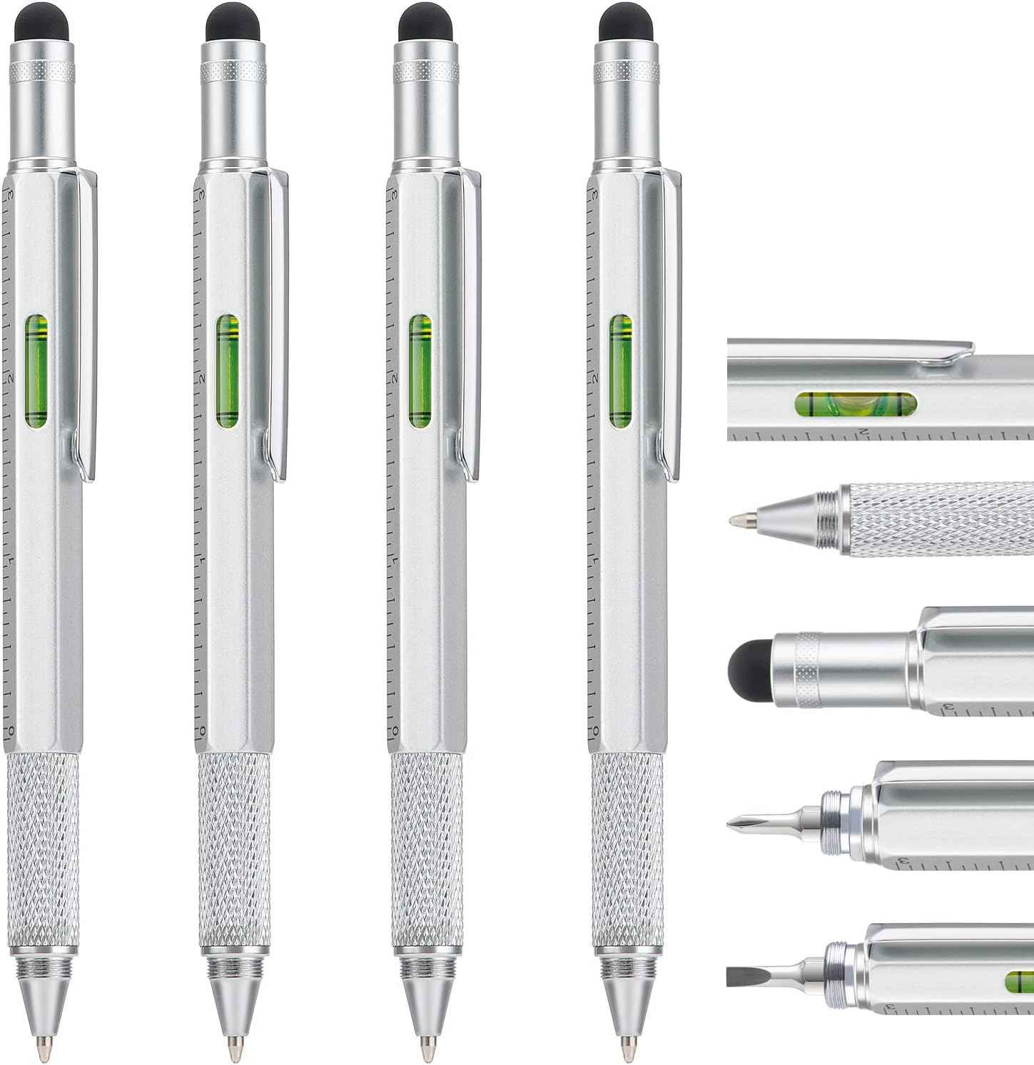 4 Pack 6IN1 Multitool Pen with Extra Refills Set - TTpen