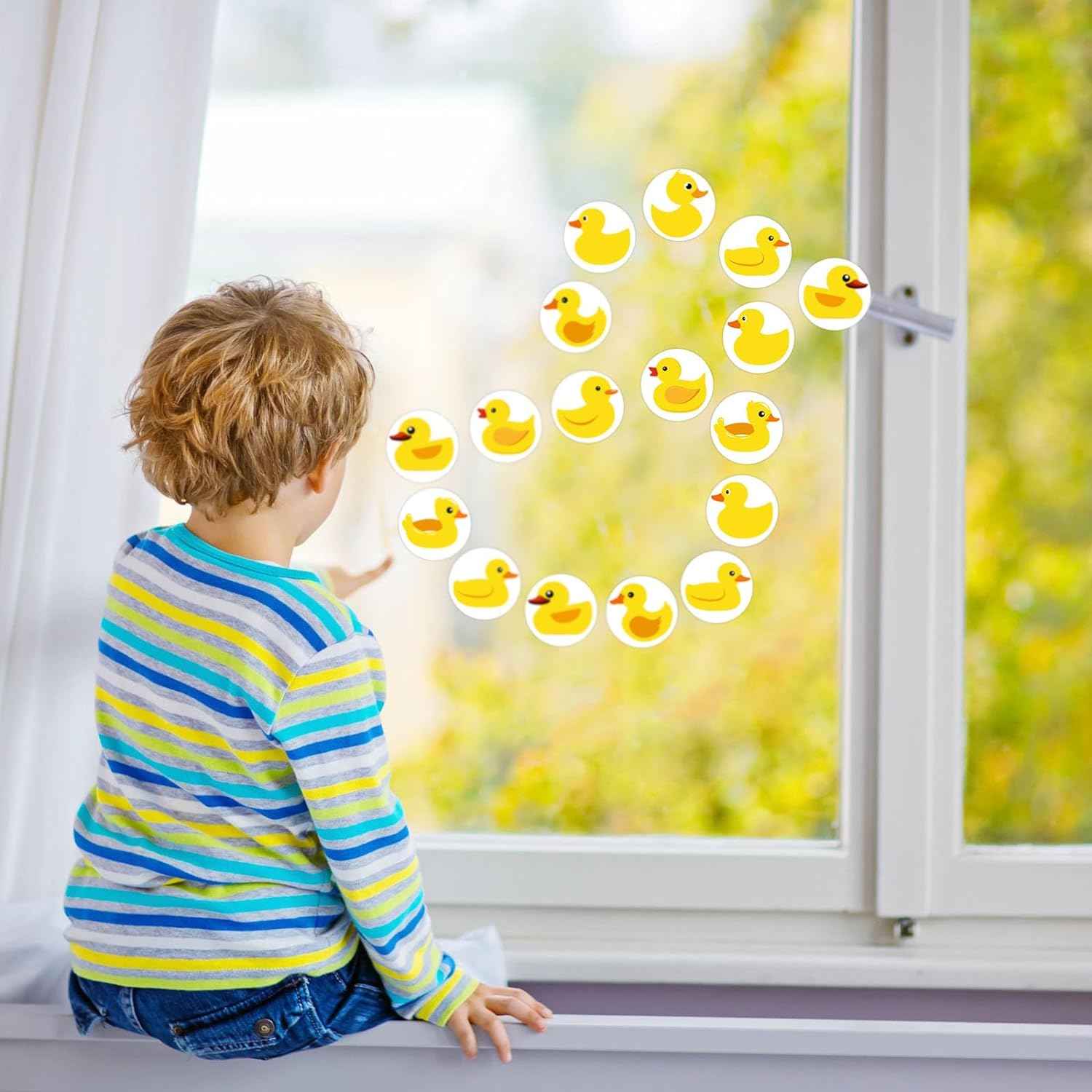 1000Pcs Yellow Duck Stickers for Bag Water Bottle 1.5 Inch - TTpen