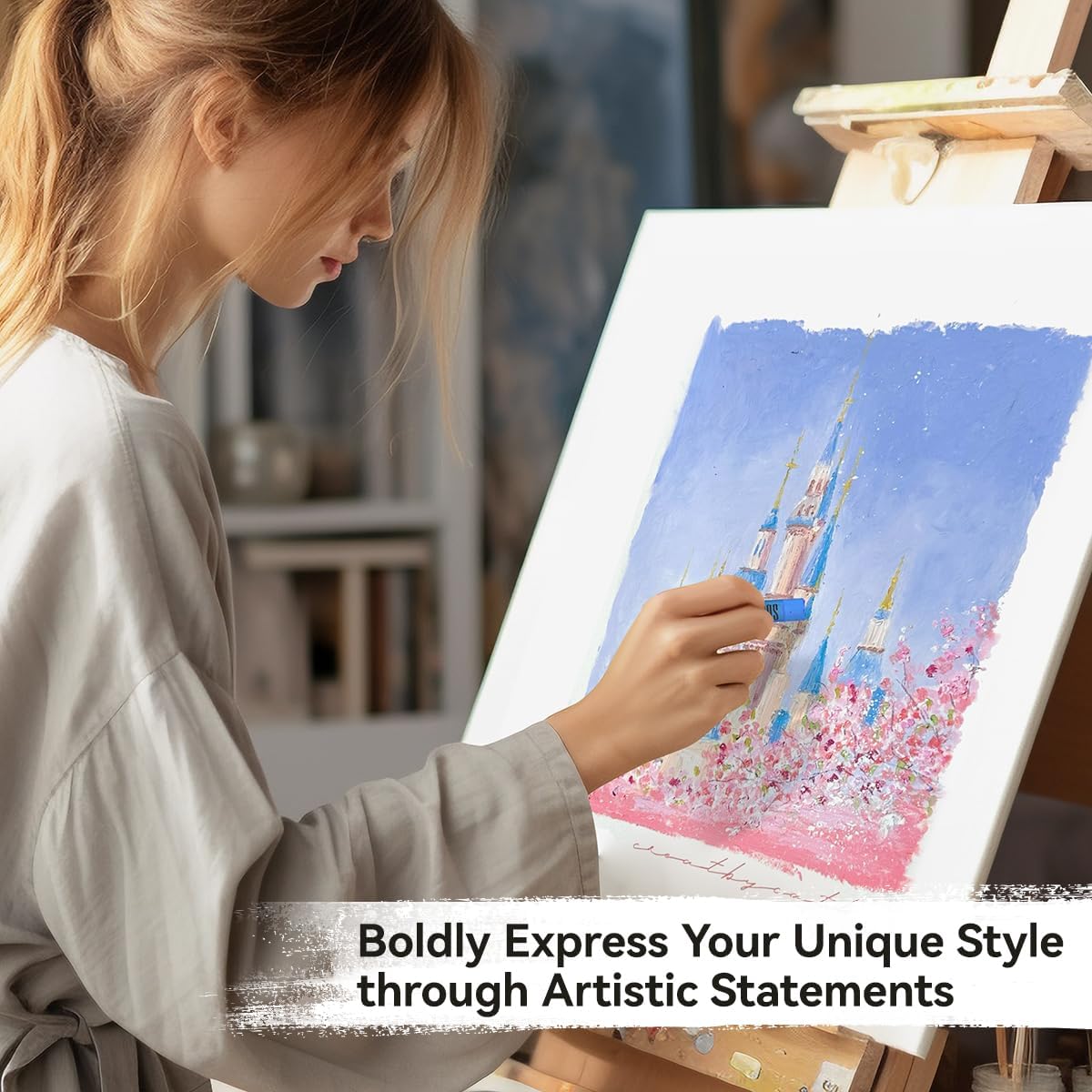 48 Square Oil Pastels for Artists