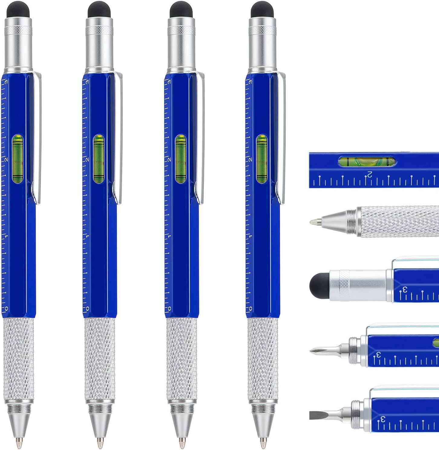 4 Pack 6IN1 Multitool Pen with Extra Refills Set - TTpen