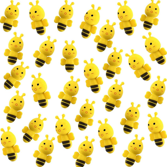 30 Pack Bee Erasers - TTpen