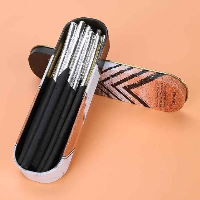 Mont Marte 10pce Willow Charcoal Sticks in Tin Box - TTpen