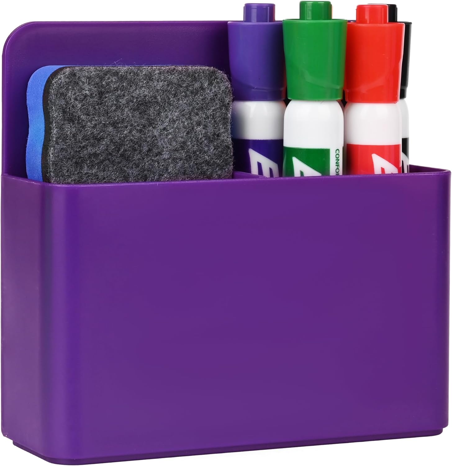 Magnetic Dry Erase Marker Pen Holder for Fridge Whiteboard,1 Pack Purple