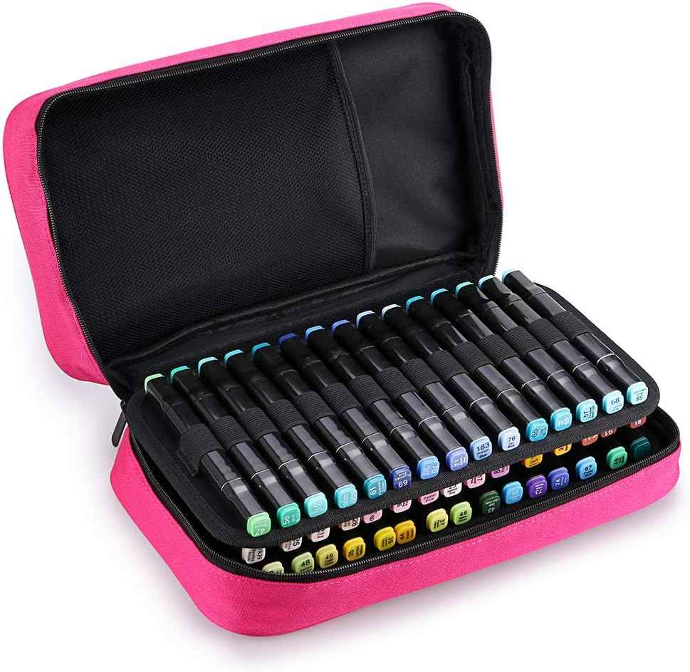 60 Slots Art Marker Pen Carrying Case Lipstick Organizer - TTpen