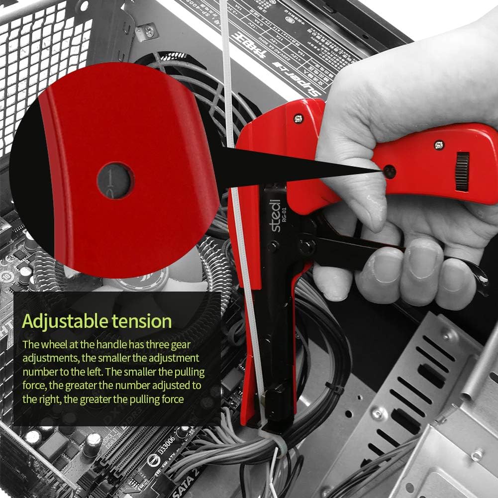 Stedi Cable Tie Gun for Cut Plastic Nylon Ties 6.3 Inches - TTpen