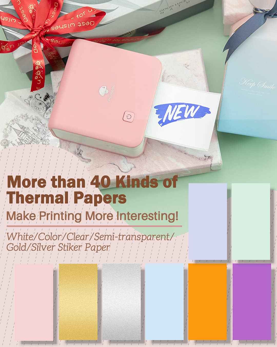 Phomemo M02 Pro Pocket Thermal Bluetooth Photo Printer Type-C Charging - TTpen