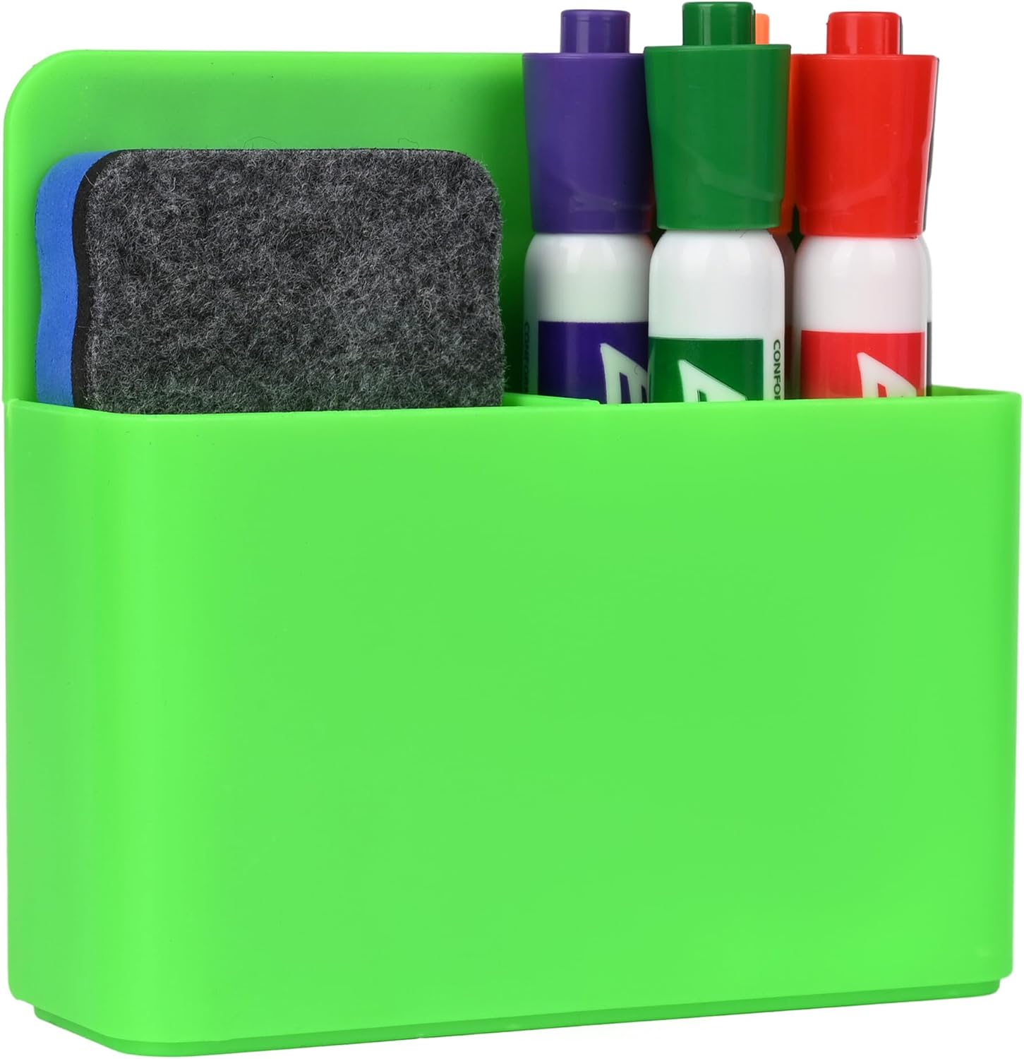 Magnetic Dry Erase Marker Pen Holder for Fridge Whiteboard,1 Pack Green