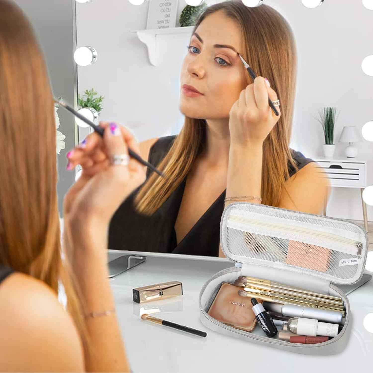 AddFun Large Capacity Pen Case,Pencil Pouch with Zipper - TTpen