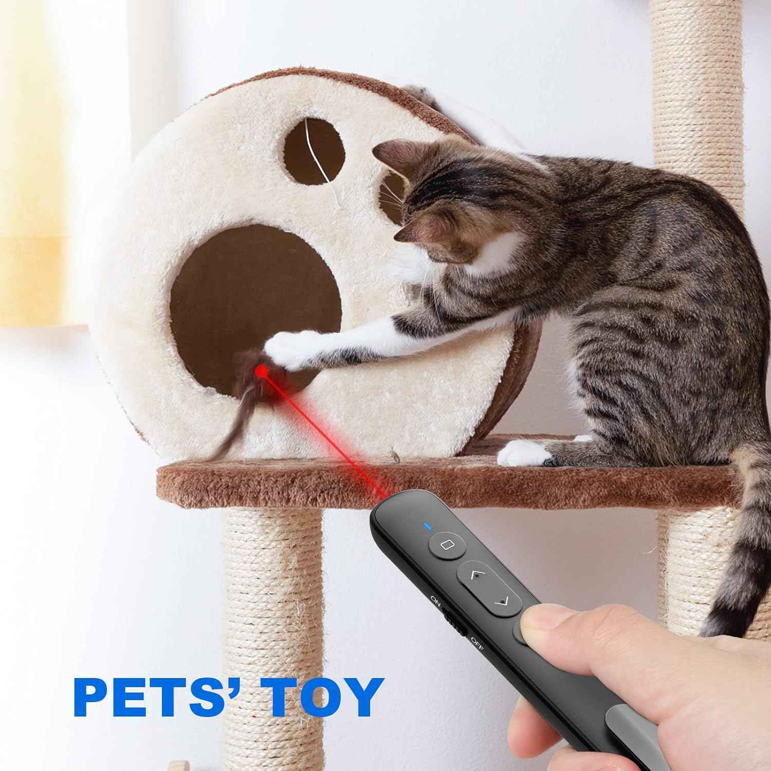Red/Green Laser Presentation Clicker PowerPoint Wireless Presenter Remote - TTpen