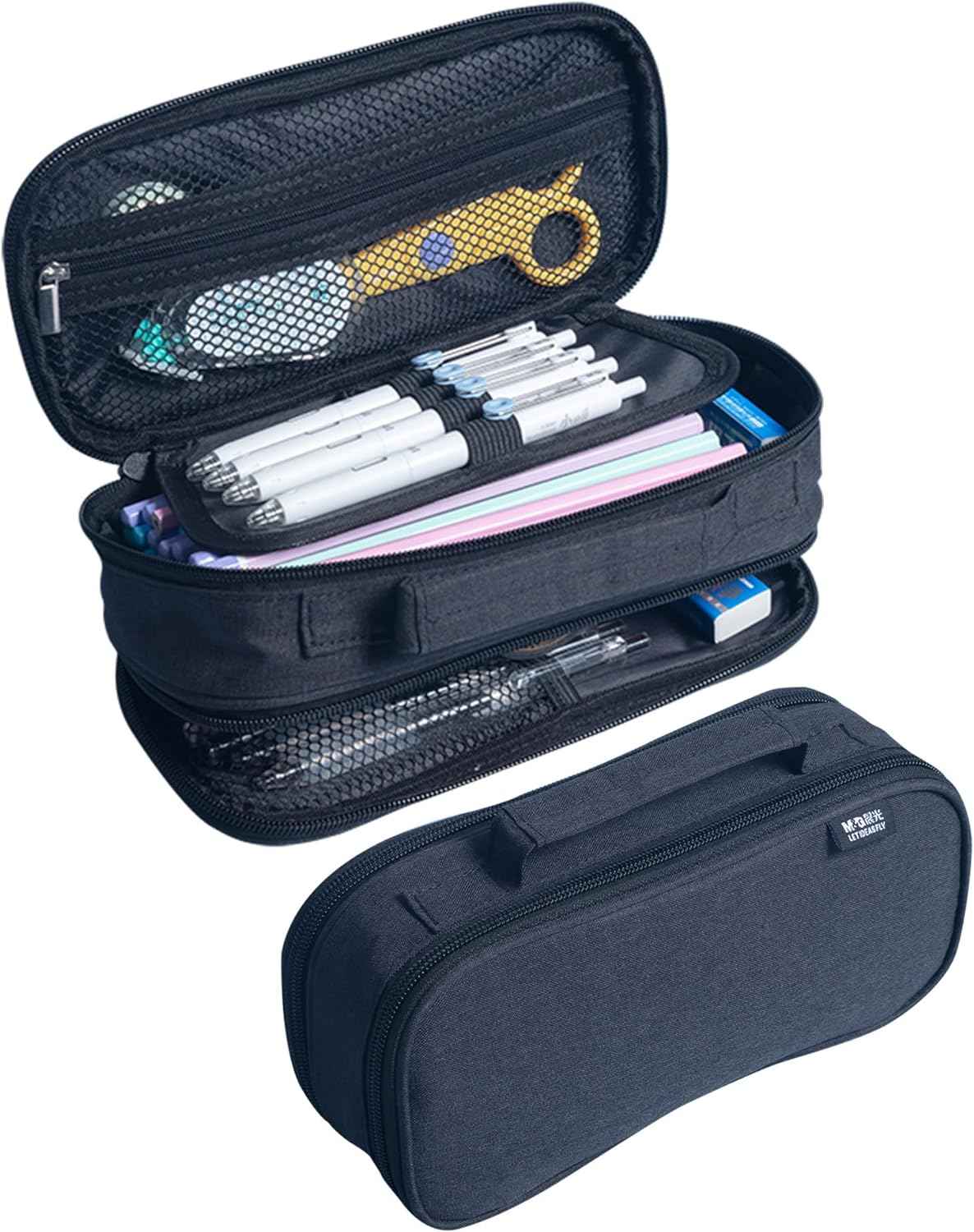 M&G Large Capacity Pencil Pouch Case Stationery Pens Bag - TTpen